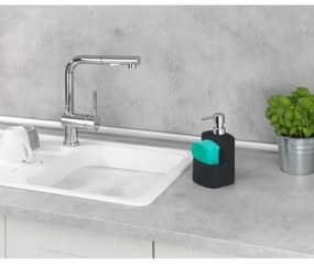 WENKO 3620117800 - Dispenser di sapone FESTIVAL 10x18 cm nero