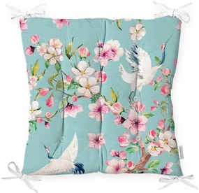Cuscino per sedia Flowers and Bird, 40 x 40 cm - Minimalist Cushion Covers