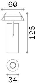 Tecnico Moderno Play Alluminio Bianco Led 7W 3000K Luce Calda