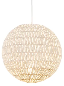 Lampada a sospensione retrò bianca 40 cm - Lina Ball 40