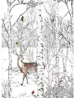 Isidore Leroy Carta da parati panoramica Nunavut Natural - Panel C Stag