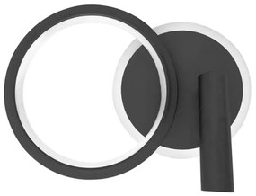 Faretto da parete a LED MONET LED/16W/230V nero