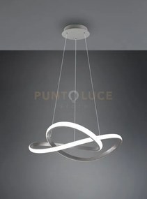 Course sospensione led 27,5w 3150lm, 4000k cerchio infinito acciaio...