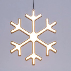 Figura natalizia illuminata 150 lampadine bianco caldo H 44 cm