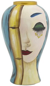 Vaso Ceramica Faccia Artistica Ø 21x34 cm