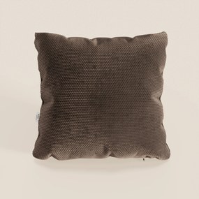 Aston cuscino disponibile in diversi colori realizzato in morbida ciniglia impermeabile dalla trama materica T26.