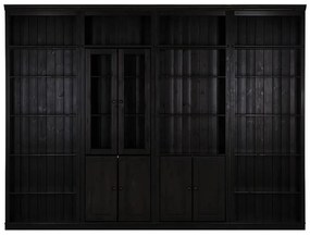 Libreria in legno di pino marrone 296x223 cm Anita - Støraa