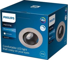 Philips - Lampada da bagno dimmerabile ABROSA LED/9W/230V IP44