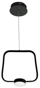 Lampada LED sospensione 28W - moderno Nero ALFA Piccolo