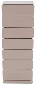 Cassettiera grigia/beige in metallo 37x99x26 cm Joey – Spinder Design
