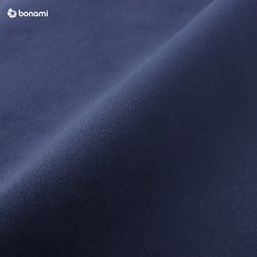 Divano in velluto blu scuro Bean - EMKO