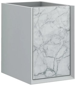 Armadietto bagno a terra Bellagio BADEN HAUS 1 cassetto 1 anta P 46 x L 35 x H 48 cm bianco