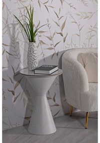 Tavolino rotondo con piano in ceramica ø 44 cm Fush - Mauro Ferretti