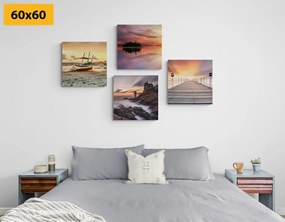 Set di quadri – Paradiso in terra