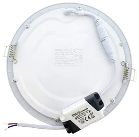 Lampada LED da incasso CIRCLE LED/15W/230V 6500K diametro 18,8 cm bianco