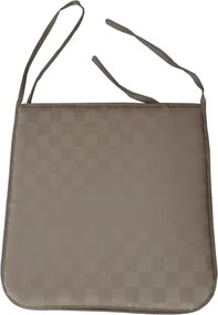 Cuscino coprisedia imbottito DAMINA per sedie antimacchia 6pz TORTORA