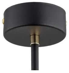 Argon 6166 - Lampadario a barra RAVELLO 3xE14/15W/230V nero/oro