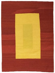 Kilim Tappeto persiano 150x200 Giallo (Iran) Tessuto A Mano