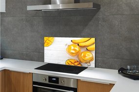 Rivestimento parete cucina Cocktail di banane al mango 100x50 cm