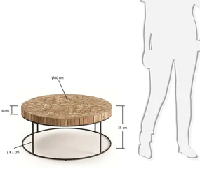 Kave Home - Tavolino Solo Ã˜ 80 cm