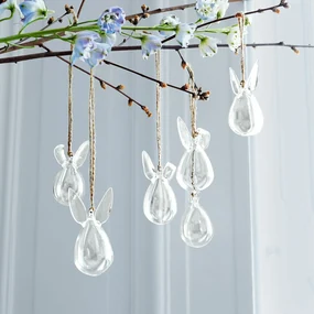 LOBERON Set di 6 decorazioni da appendere Suva