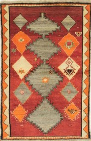 Gashghai Tappeto persiano 170x110 Rosso (Iran) Annodato A Mano