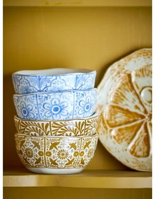 Ciotoline in set blu e arancioni in gres 4 pz 200 ml Milton – Bloomingville