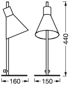 Ledvance - Lampada da tavolo LED DECOR TOKIO LED/5W/230V