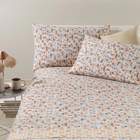 Completo Lenzuola in Cotone Orleans Matrimoniale Caleffi
