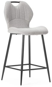 Set di sbagelli da bar beige in imbottito 2 pz (altezza della seduta 65 cm) Muli – Marckeric