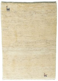 Gabbeh Tappeto 60 x 90 Beige (Iran) Annodato A Mano