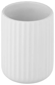 Tazza in ceramica bianca per spazzolini da denti Belluno - Wenko