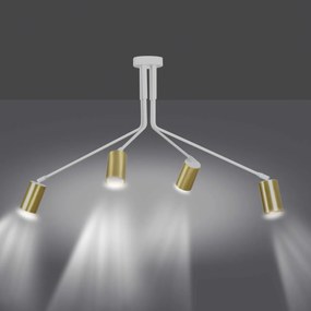 Lampadario a sospensione VERNO 4 White Gold