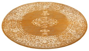 Tappeto rotondo giallo/arancio ø 160 cm Méridional - Hanse Home