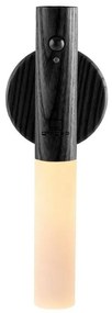Lampada da parete nera con ricarica USB Baton – Gingko