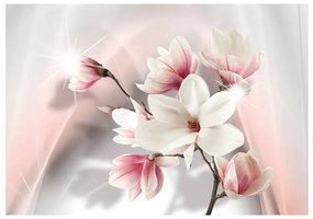 Fotomurale  White magnolias  Colore Grigio, Dimensioni e Misure 200x140