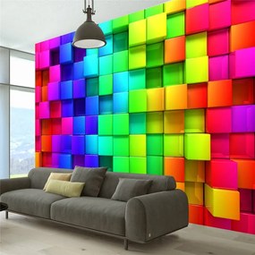 Fotomurale Colourful Cubes