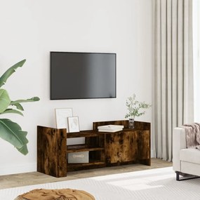 Mobile Tv Rovere Fumo 100x35x40 Cm İn Legno Multistrato /