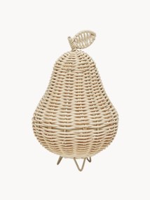 Lampada da tavolo in rattan fatta a mano Pear