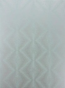 Osborne & Little Carta da parati Ruhlmann - Aqua/ Silver