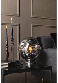 Candeliere in vetro grigio, altezza 17 cm Swirl - PT LIVING