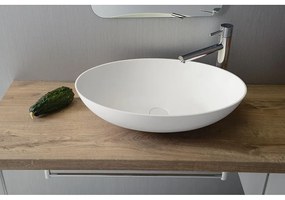Lavabo in ceramica bianca , 60 x 40 cm Thin - Sapho