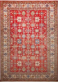 Kazak Tappeto orientale 300x410 Rosso (Pakistan) Annodato A Mano