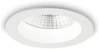 Faretto A Incasso Basic Fi Alluminio Bianco Led 10W 3000K Luce Calda