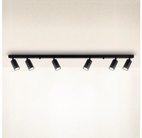 Brilagi - Plafoniera con 6 faretti SELE DIAMANT 6xGU10/30W/230V nero