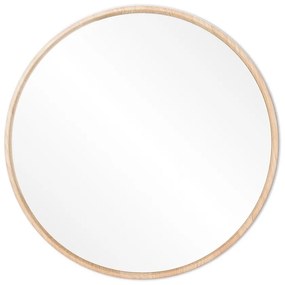 Specchio da parete con cornice in rovere massiccio , ⌀ 32 cm Look - Gazzda