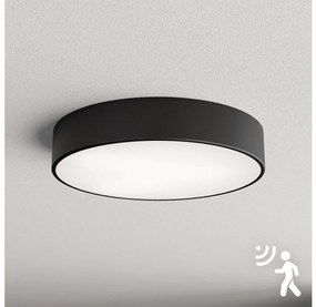 Brilagi - Plafoniera con sensore CLARE 3xE27/40W/230V diametro 40 cm nero