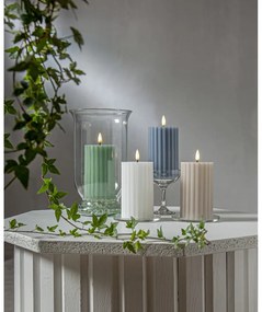 Candela LED (altezza 15 cm) Flamme Stripe - Star Trading