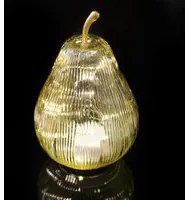 Lampada led Pera giallo senza fili in vetro