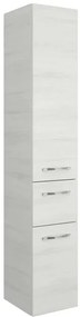 Colonna per mobile bagno image PELIPAL 1 cassetto 2 ante P 35 x L 30 x H 168 cm bianco
